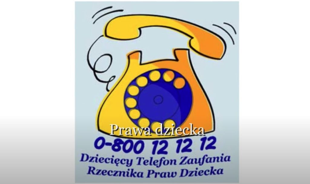 Ikona telefonu na którym widnieje numer zaufania od Rzecznika Praw Dziecka